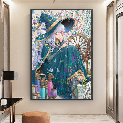 Witch - 11CT Stamped Cross Stitch 50*75CM