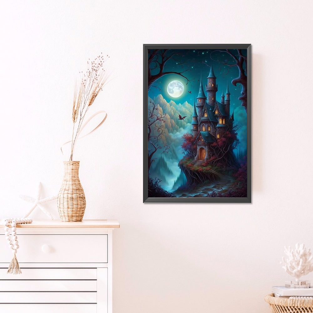Castle - Full AB Drill Round Diamond Painting 40*60CM