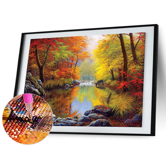 Wild Scenery - Full Round Drill Diamond Painting 40*30CM
