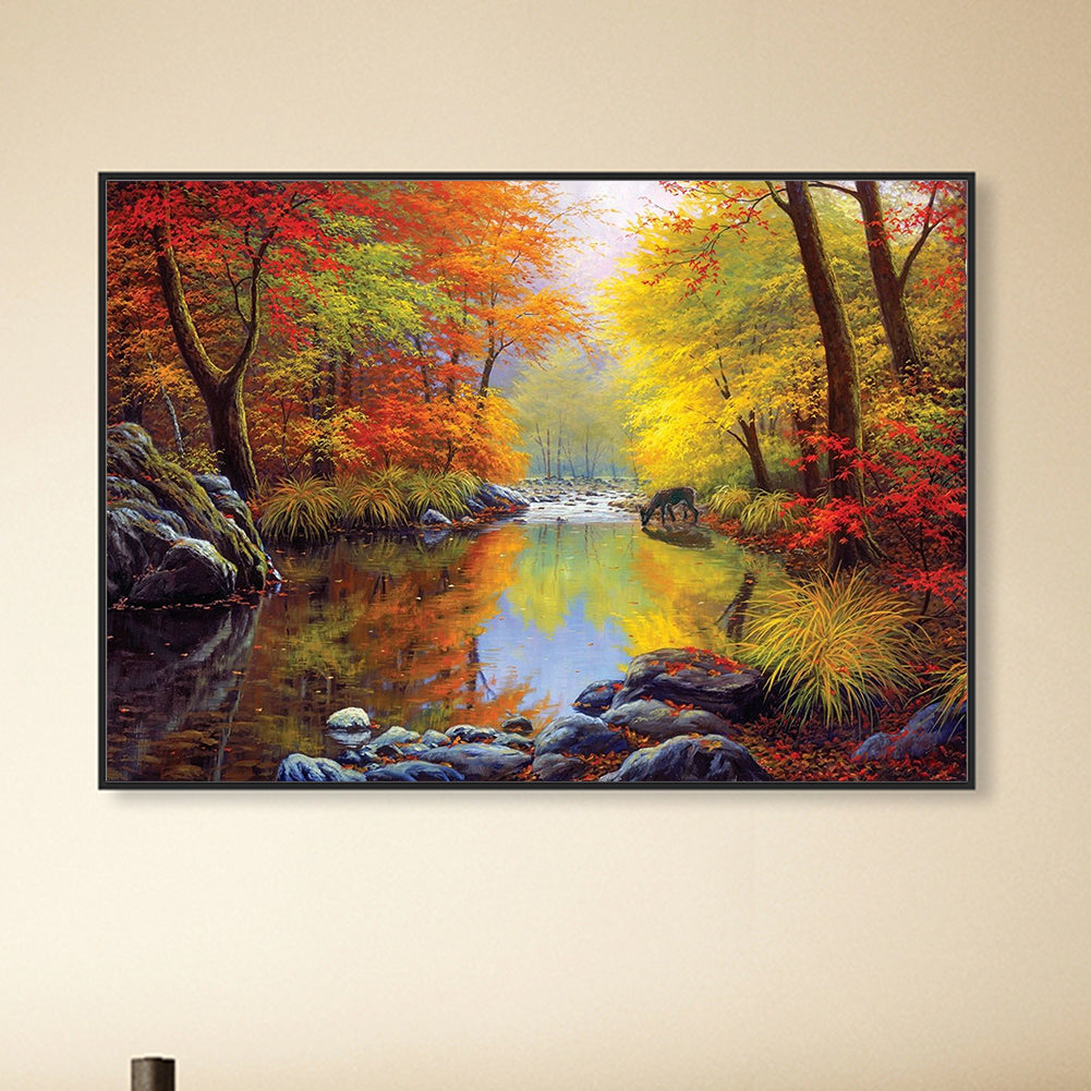Wild Scenery - Full Round Drill Diamond Painting 40*30CM