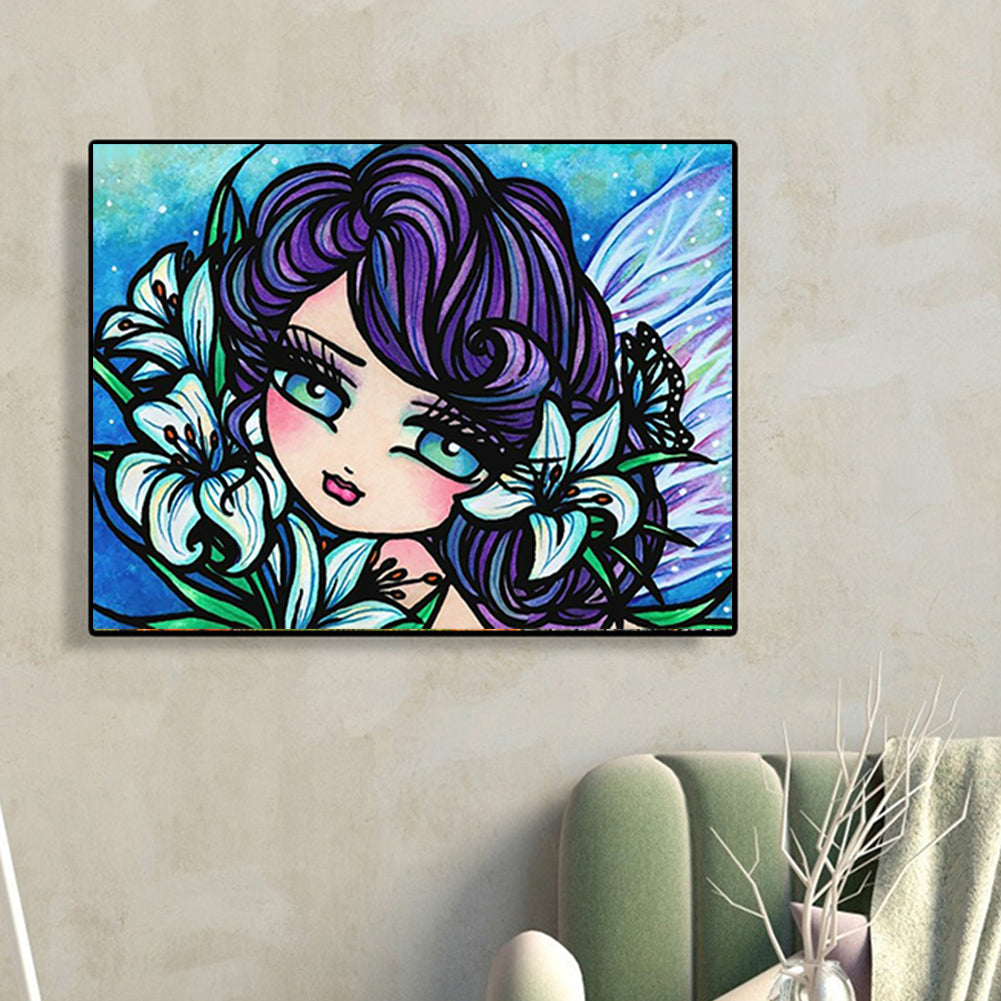 Elf Girl - Full Round Drill Diamond Painting 50*40CM