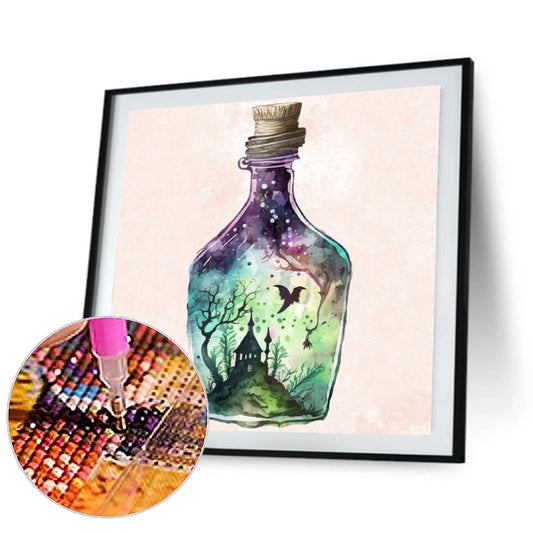 Bottle - Full Round Drill Diamond Painting 40*40CM