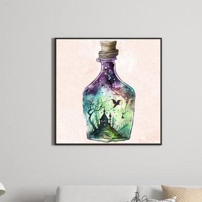 Bottle - Full Round Drill Diamond Painting 40*40CM