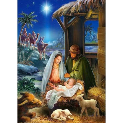 Nativity - Full Square Drill Diamond Painting 30*40CM