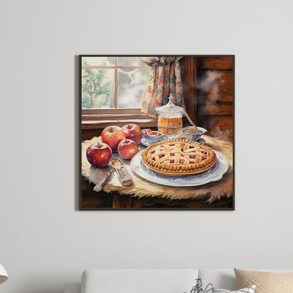 Winter Room - Full Round Drill Diamond Painting 30*30CM