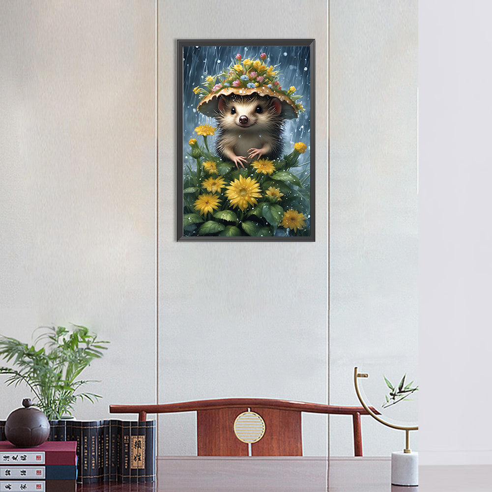 Little Hedgehog - Full Round Drill Diamond Painting 30*45CM