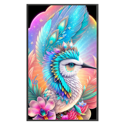 Colorful Hummingbird - 11CT Stamped Cross Stitch 35*60CM