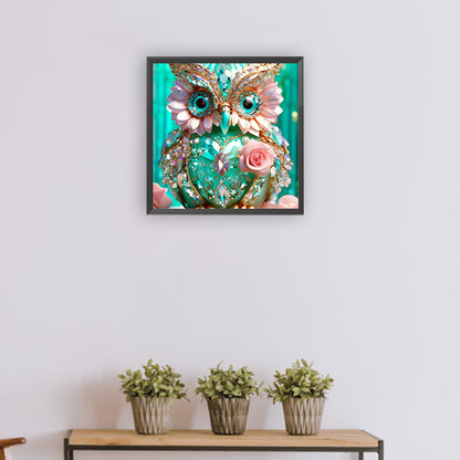 Diamond Owl - Full Round Drill Diamond Painting 30*30CM