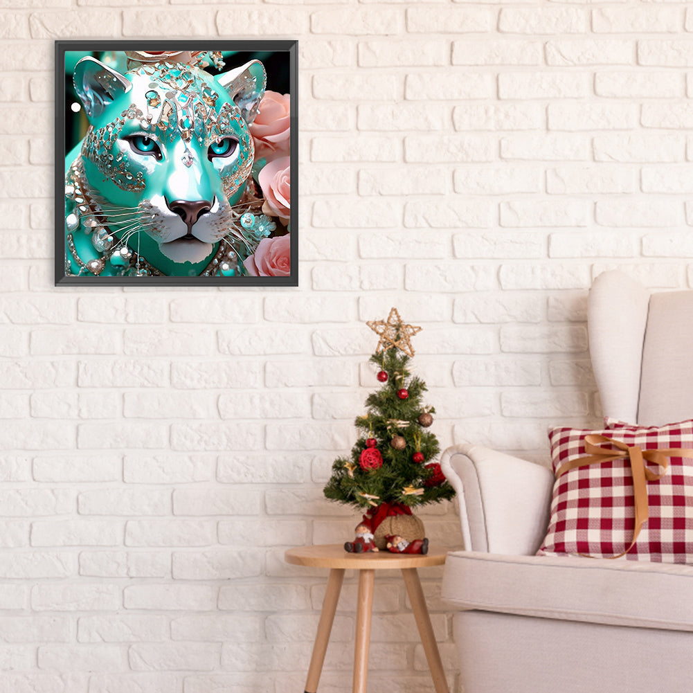 Diamond Panther - Full Round Drill Diamond Painting 30*30CM