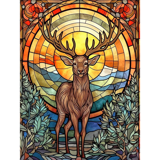 Deer In The Wild - Full Round Drill Diamond Painting 30*40CM