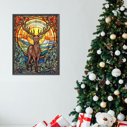 Deer In The Wild - Full Round Drill Diamond Painting 30*40CM
