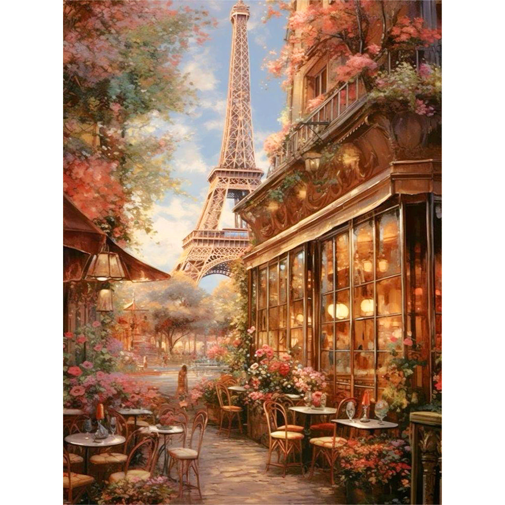 Iron Tower - Full Round Drill Diamond Painting 30*40CM