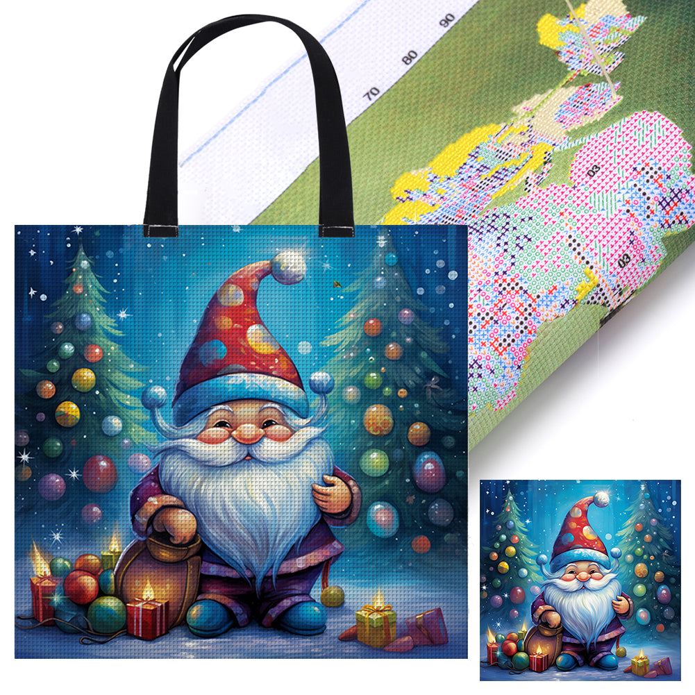 Embroidery Kit Personalized Bag with Needle/Instruction/Color Threads 40x40cm