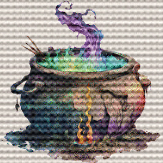 Potion Cauldron Draw - Full Round Drill Diamond Painting 40*40CM