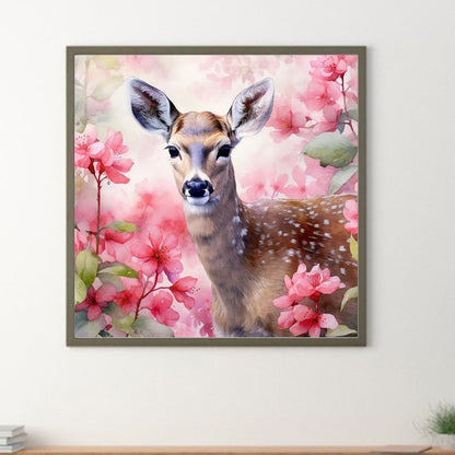 Deer - Full Round Drill Diamond Painting 30*30CM