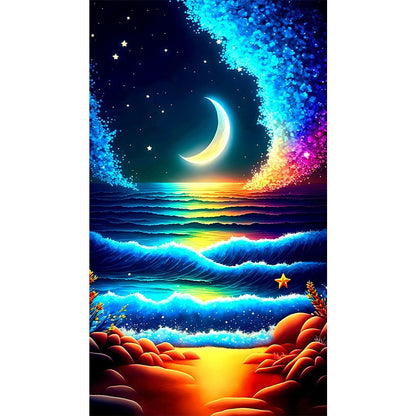 Colorful Clouds - Full Round Drill Diamond Painting 40*70CM