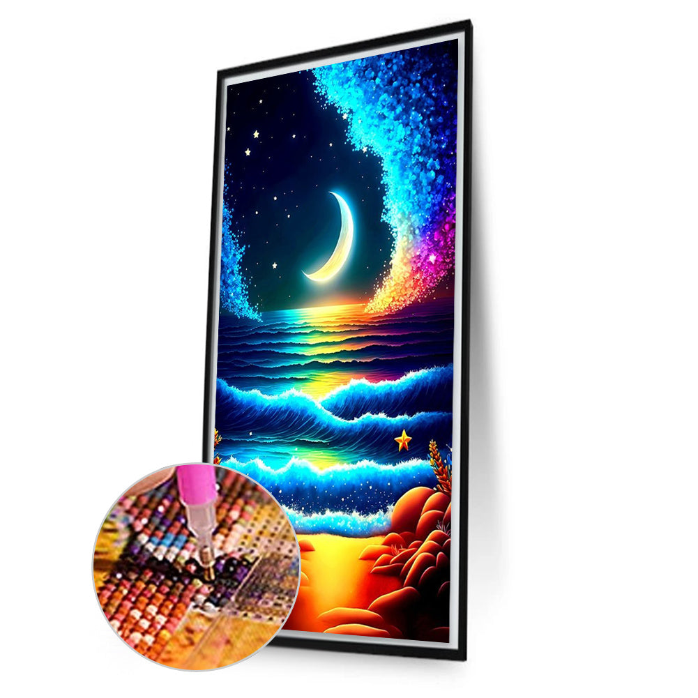 Colorful Clouds - Full Round Drill Diamond Painting 40*70CM