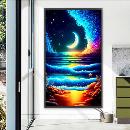 Colorful Clouds - Full Round Drill Diamond Painting 40*70CM