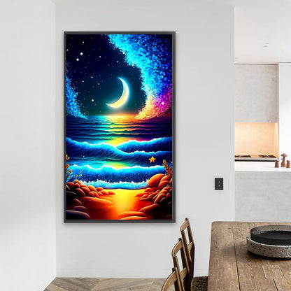 Colorful Clouds - Full Round Drill Diamond Painting 40*70CM