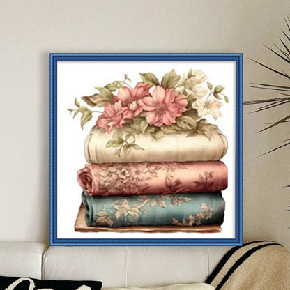 Silk Cloth - 11CT Stamped Cross Stitch 50*50CM