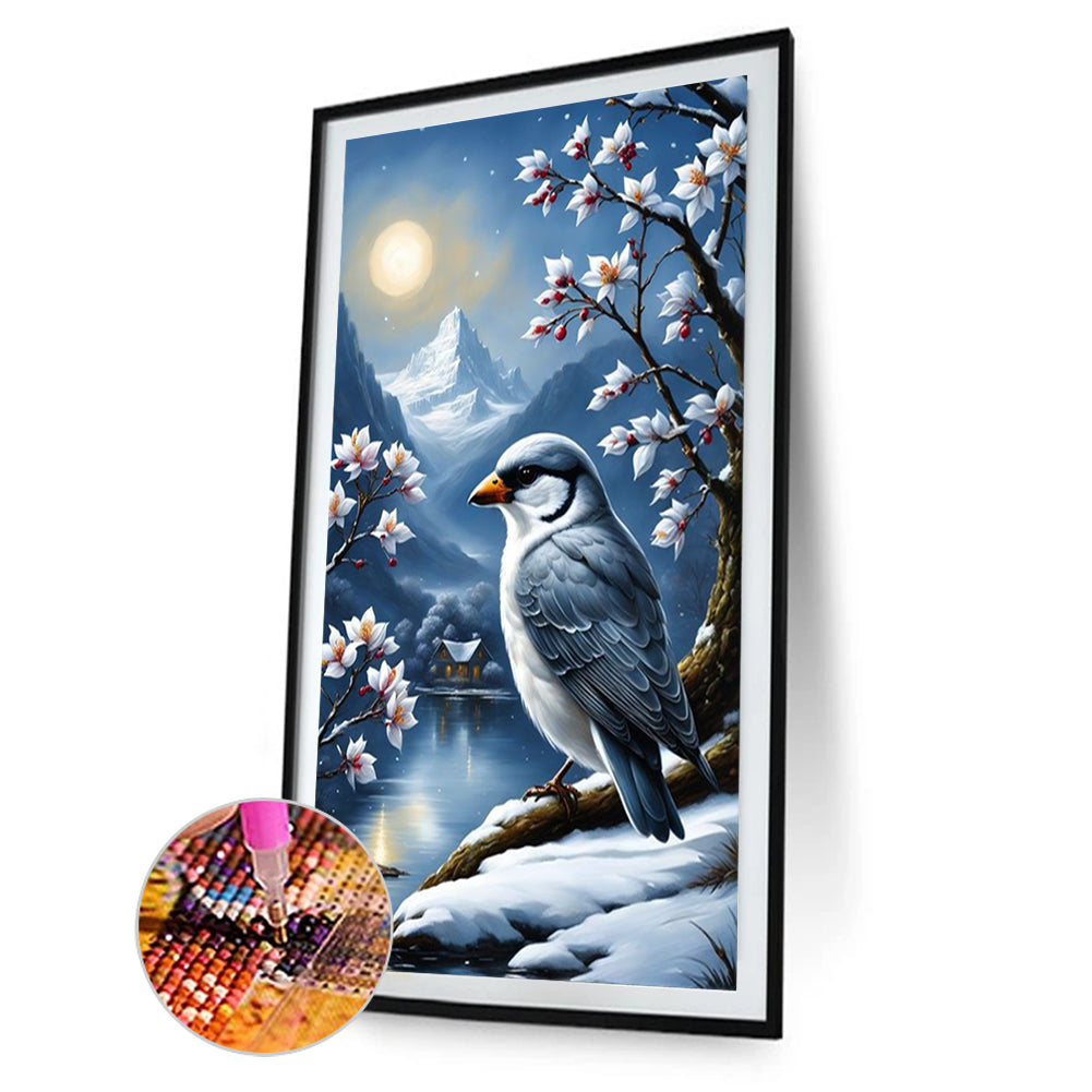 Animals In The Snow - Full Round Drill Diamond Painting 40*60CM