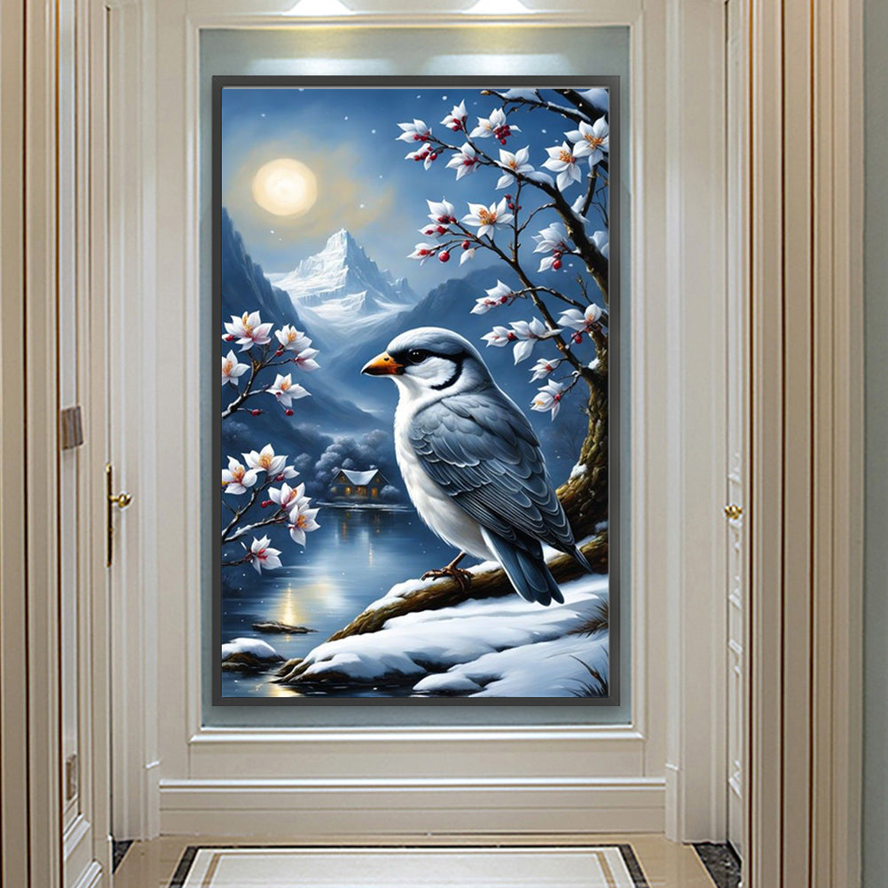 Animals In The Snow - Full Round Drill Diamond Painting 40*60CM