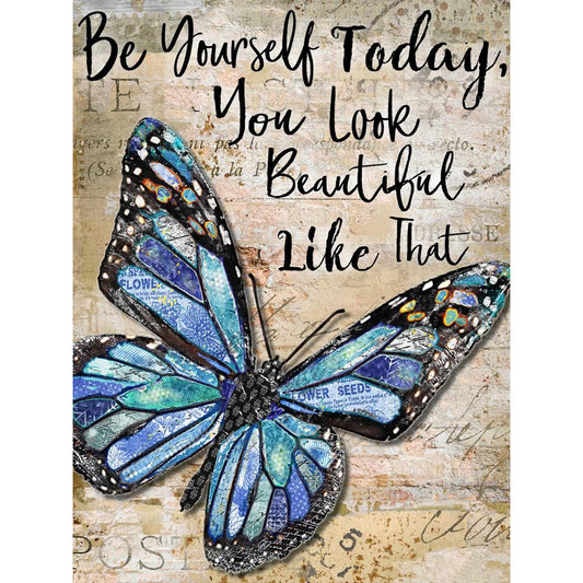 Be Yourself Today - Full Round Drill Diamond Painting 30*40CM