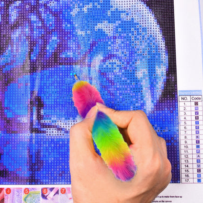 Plush Diamond Painting Drill Pens Diamond Art Painting Tools Pen (Rainbow)