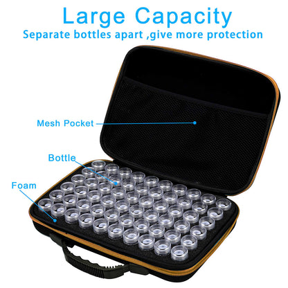 Diamond Painting Storage Containers Diamond Art Storage Case 32x22.5x7cm(Orange)