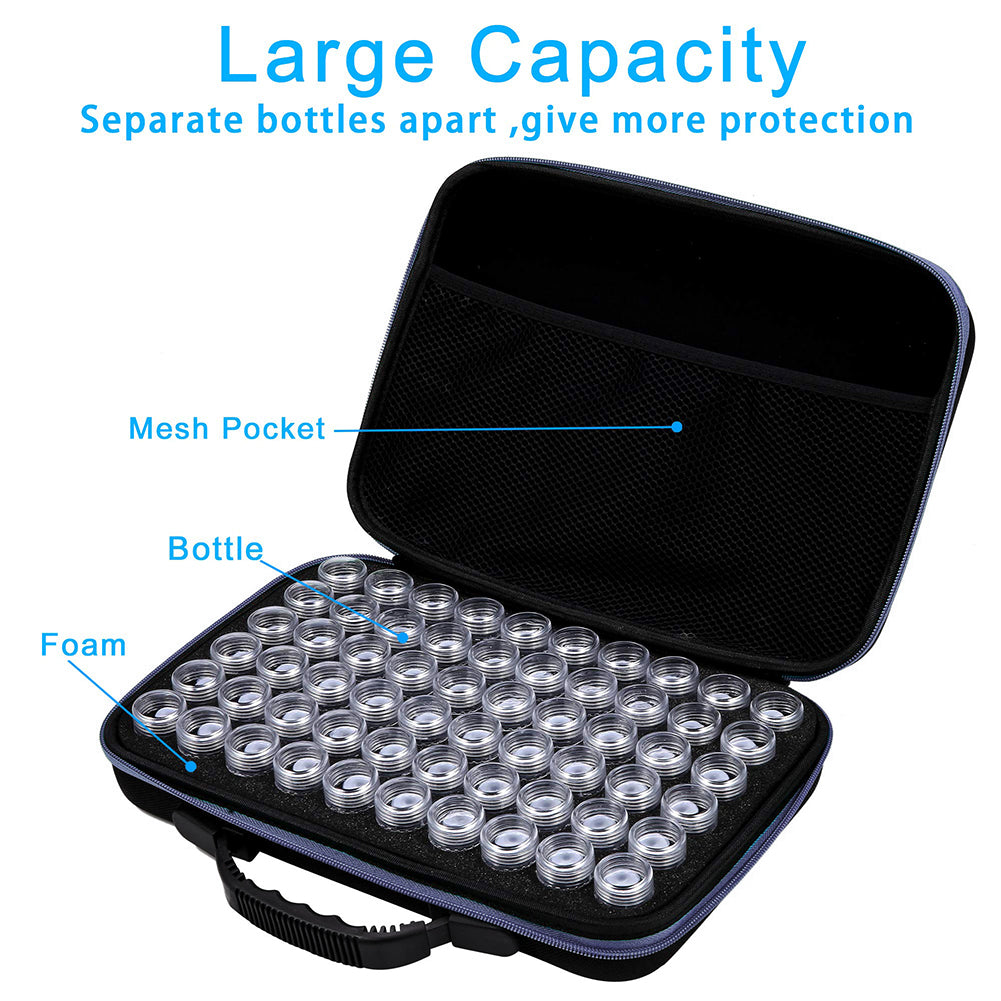 Diamond Painting Storage Containers Diamond Art Storage Case 32x22.5x7cm (Black)