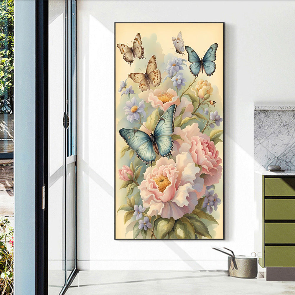 Place Of Pansies - Full Round Drill Diamond Painting 40*70CM
