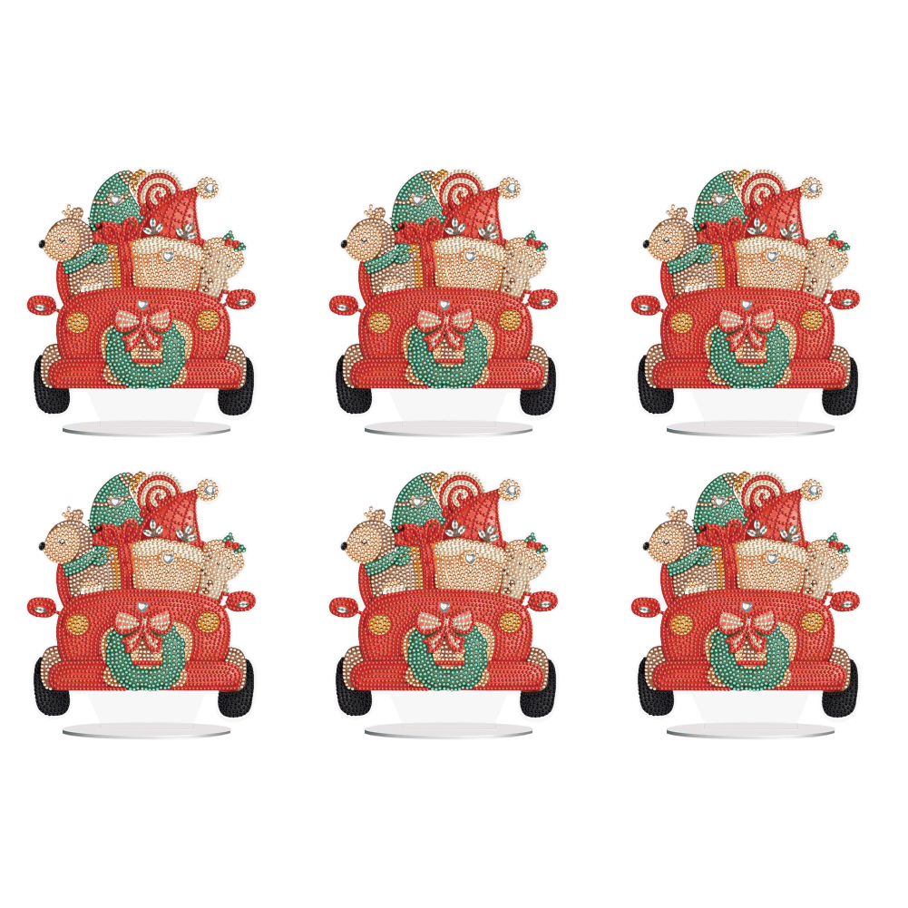 Special Shape Diamond Art Table Decor for Home Office Table Decor (Gift Cars #2)