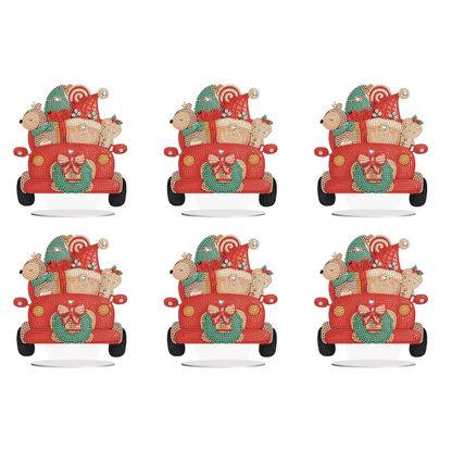 Special Shape Diamond Art Table Decor for Home Office Table Decor (Gift Cars #2)