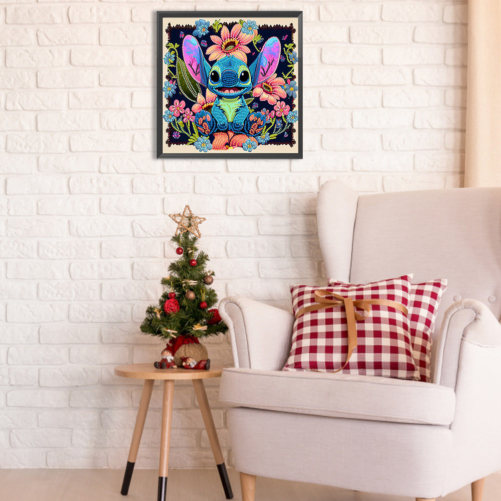 Stitch - Special Shaped Drill Diamond Painting 30*30CM