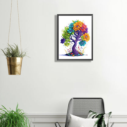 Money Tree - Special Shaped Drill Diamond Painting 30*40CM