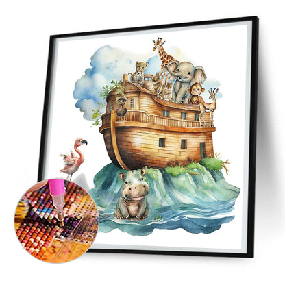 Noah'S Ark Animals - Full Round Drill Diamond Painting 30*30CM