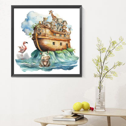 Noah'S Ark Animals - Full Round Drill Diamond Painting 30*30CM