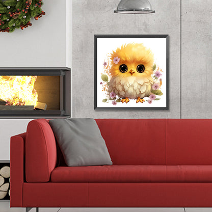 Flower Animal Chick - Full Round Drill Diamond Painting 30*30CM