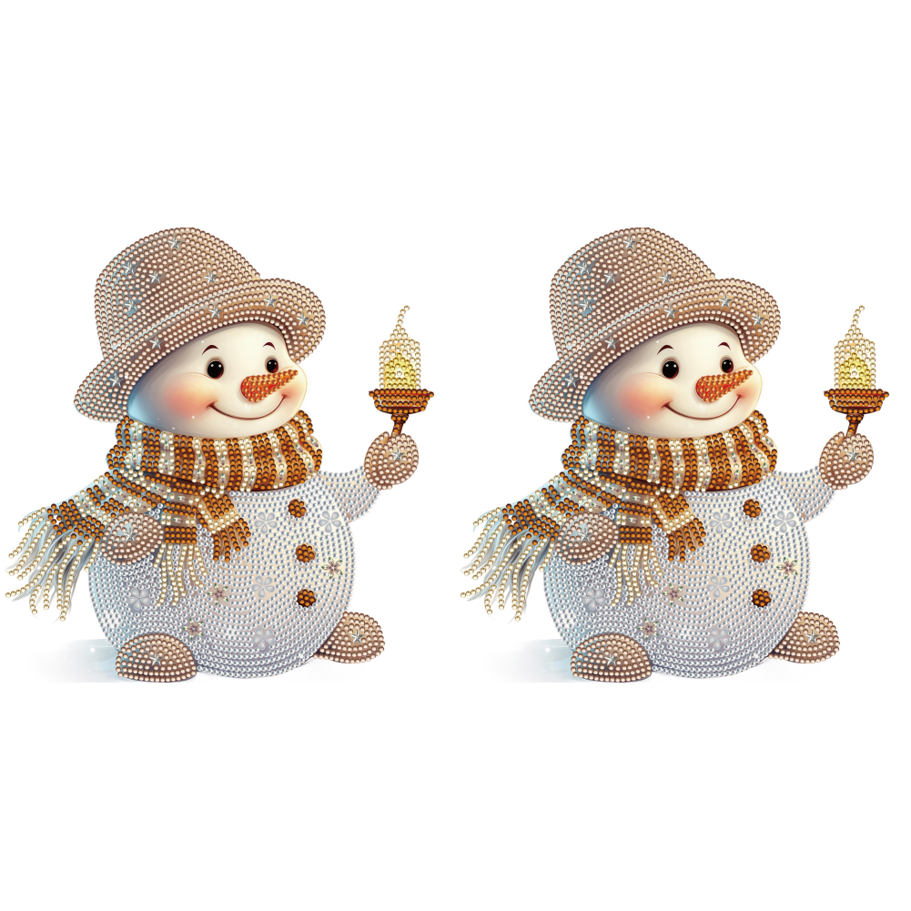 Christmas Snowman - Special Shaped Drill Diamond Painting 30*30CM