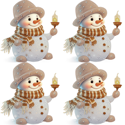 Christmas Snowman - Special Shaped Drill Diamond Painting 30*30CM