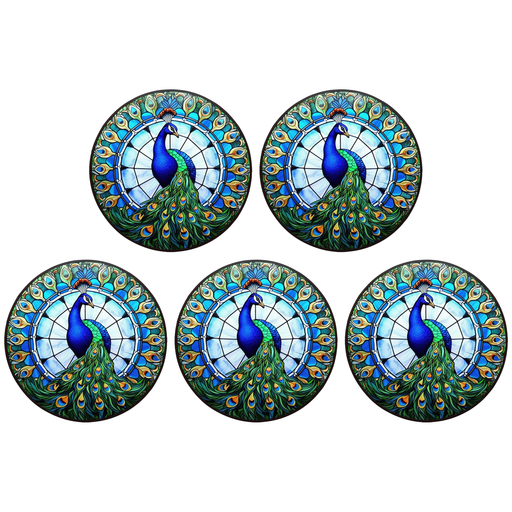 Glass Painting-Peacock - 18CT Counted Cross Stitch 20*20CM