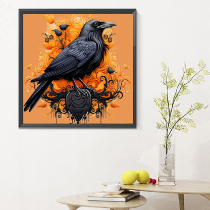 Black Crow - Full Round Drill Diamond Painting 30*30CM