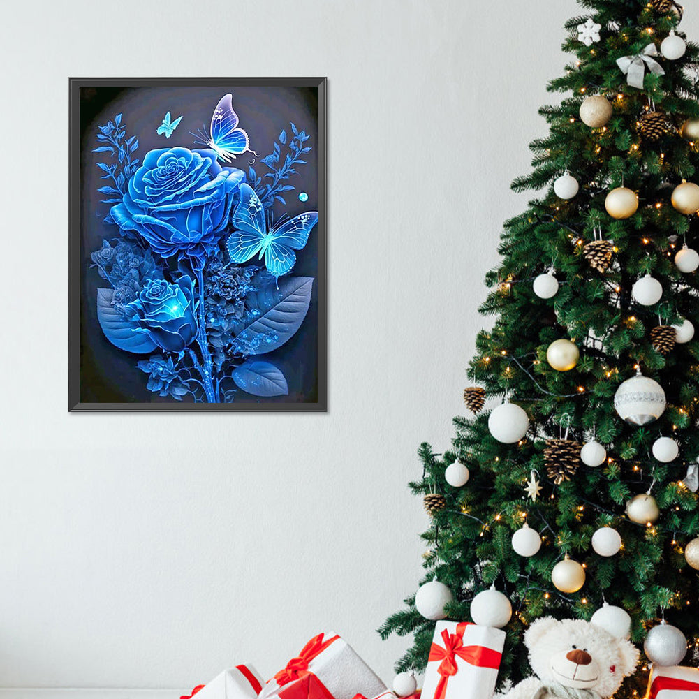 Flowers Roses - Full Round Drill Diamond Painting 30*40CM