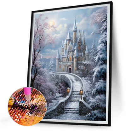 Winter Exterior - Full Round Drill Diamond Painting 30*40CM
