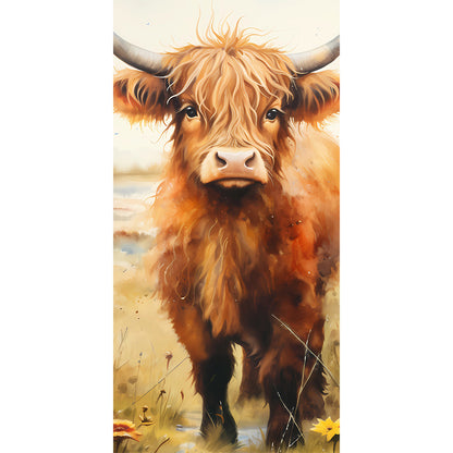 Pastoral Animal Yak - Full Round Drill Diamond Painting 40*80CM