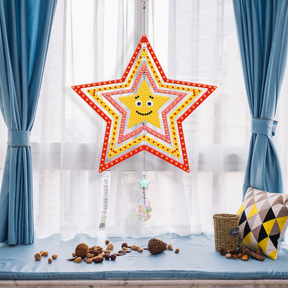 Suncatcher Diamond Painting Hanging Sign Christmas Home Windows Decor(Smiley #7)