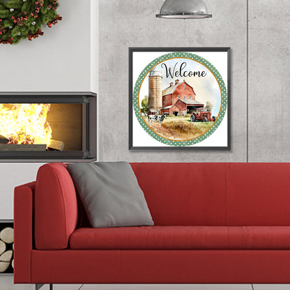 Farm Country - Full Round Drill Diamond Painting 30*30CM