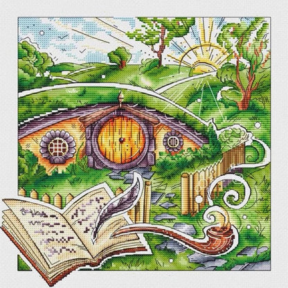 Lord Of The Rings - 11CT Stamped Cross Stitch 45*45CM