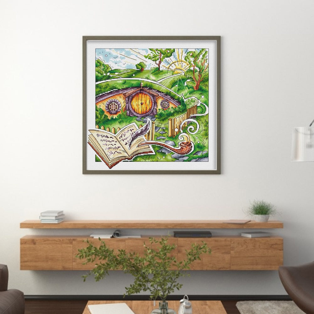 Lord Of The Rings - 11CT Stamped Cross Stitch 45*45CM