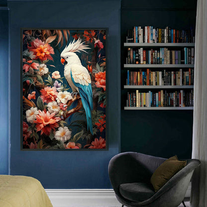 Parrot - 11CT Stamped Cross Stitch 40*60CM